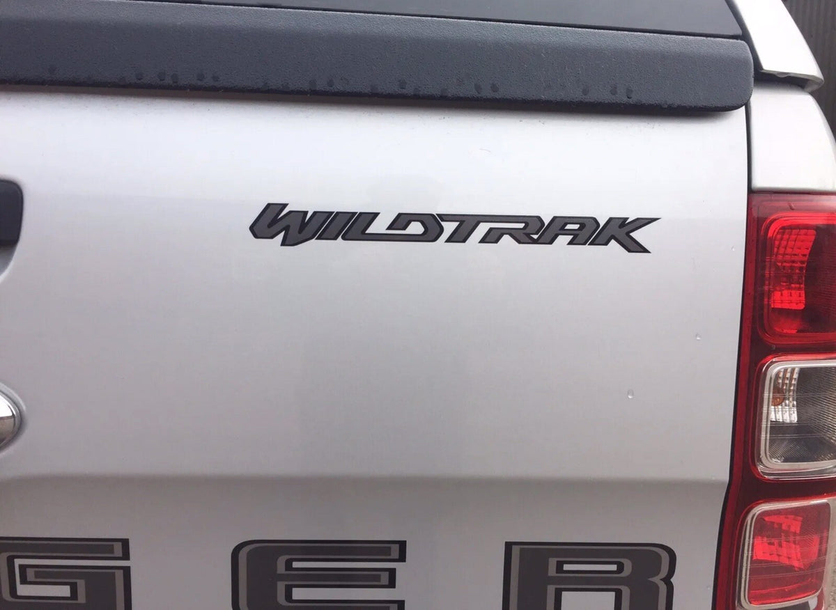 FORD RANGER WILDTRAK sides & Rear Stickers Decals. 2 Colour 2019-2021