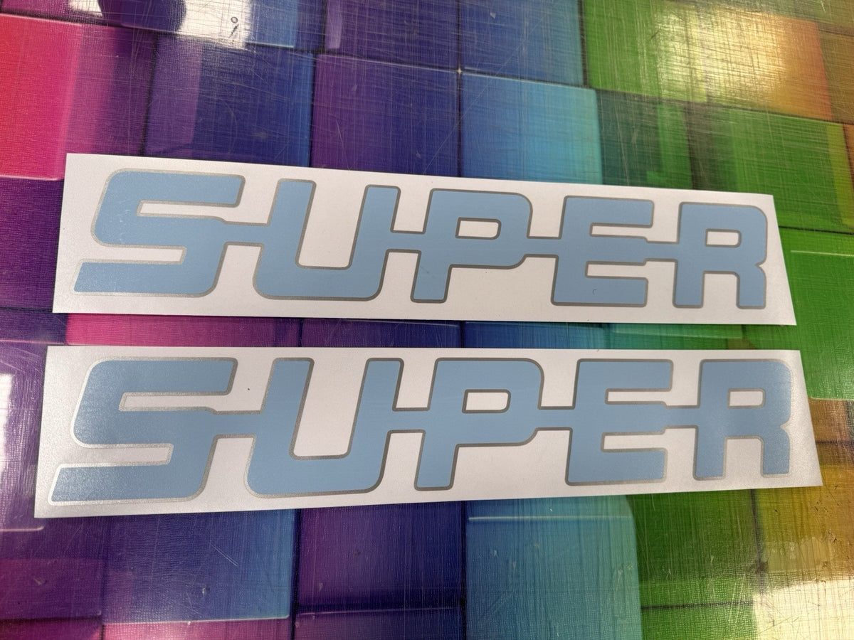 SCANIA SUPER sticker decal For New generation 2017-25 truck. Any 2 Colours.