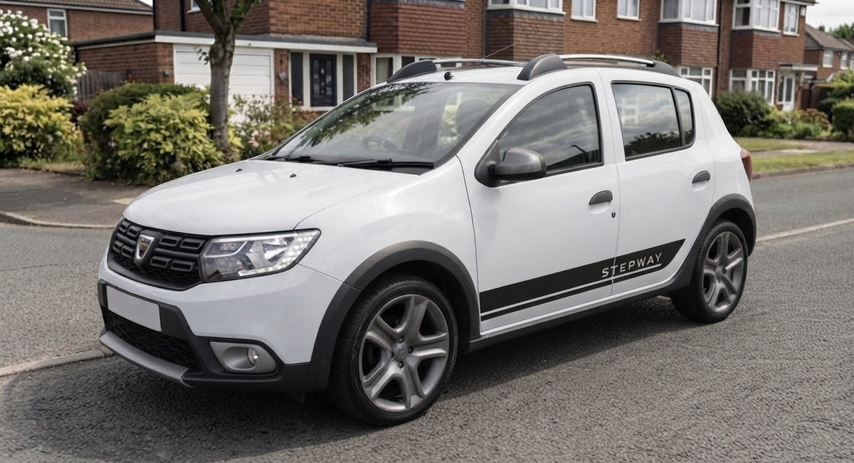 DACIA SANDERO STEPWAY Side Stripes VINYL GRAPHICS STICKERS DECALS  *ANY COLOUR