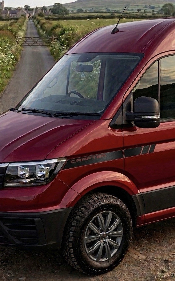 Crafter Wing Vinyl Decal Kit - ALL CRAFTERS TGE-  Stickers Camper van vinyl MAN