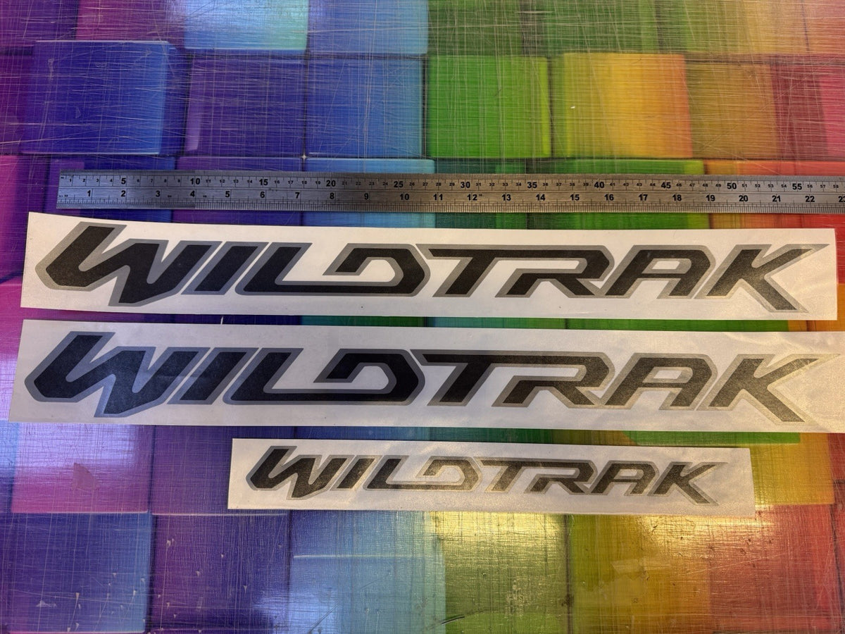 FORD RANGER WILDTRAK Stickers sides & Rear Decals. 2 Colour 2019-2021