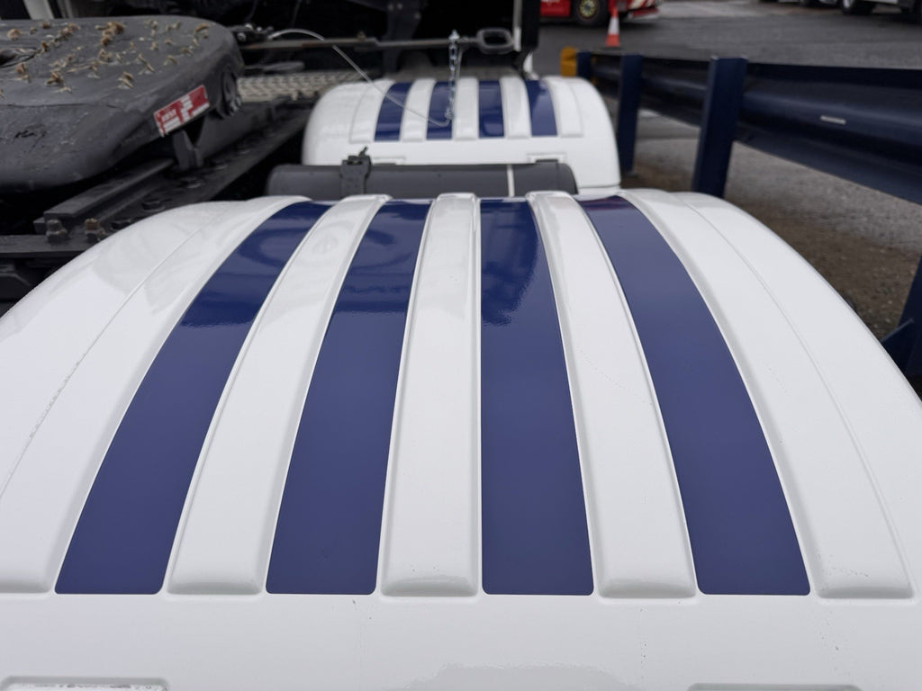 SCANIA Wing Top Stickers, decals STRIPES. Will Fit all Model Scania. *Any Colour