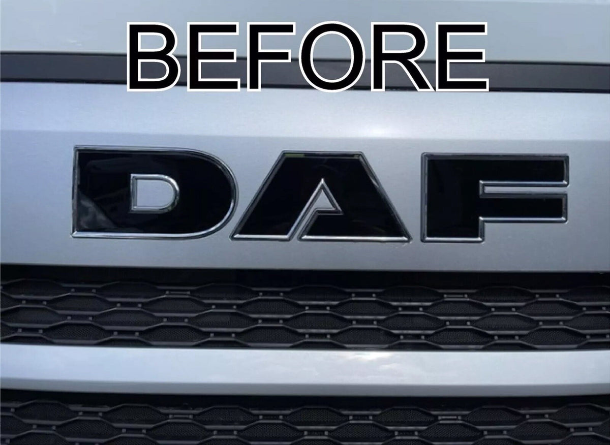 DAF XF / XG Front Cab sticker decal For New Gen 2022-25 truck *Any Colour.