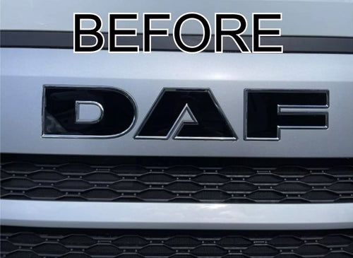 DAF XF / XG Front Cab sticker decal For New Gen 2022-25 truck *Any Colour.