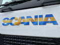 SCANIA  Cab Front Badge sticker R &S  cabs . New Gen 2017-25 truck. Swedish Flag