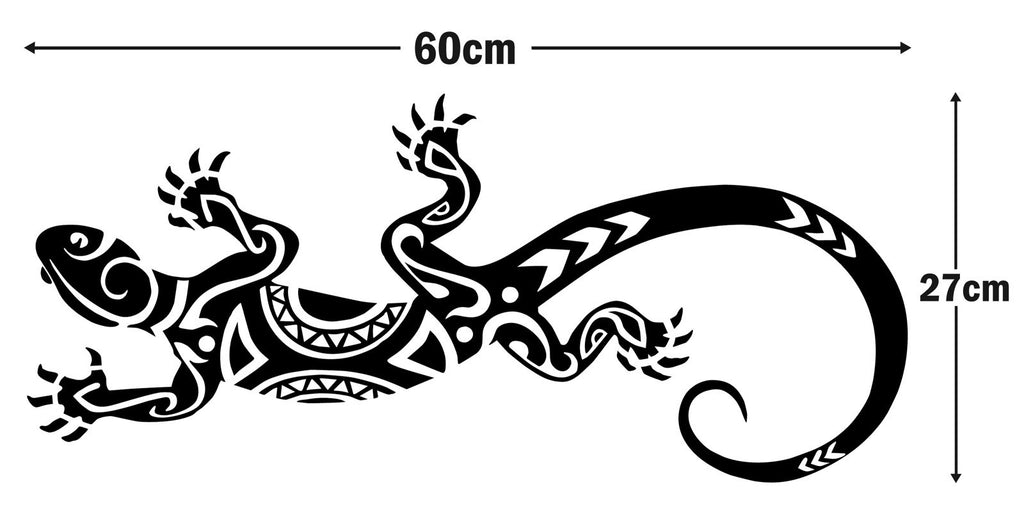 Gecko Tribal Campervan Sticker, Motorhome Caravan Large Vinyl Decal Graphics