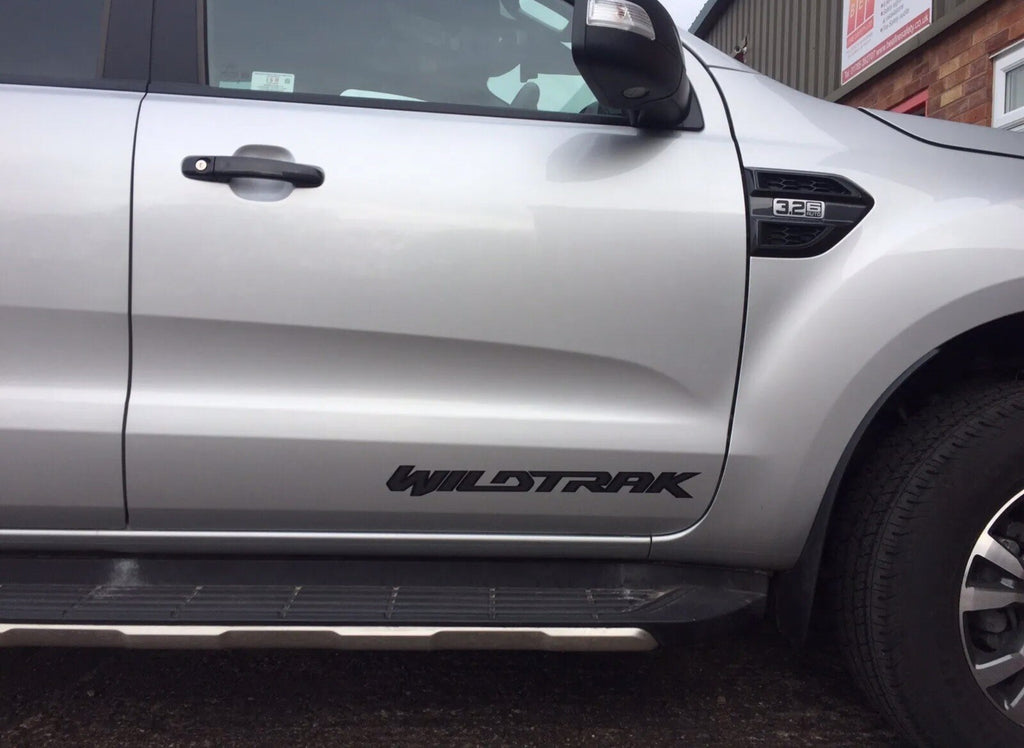 FORD RANGER WILDTRAK sides & Rear Stickers Decals. 2 Colour 2019-2021
