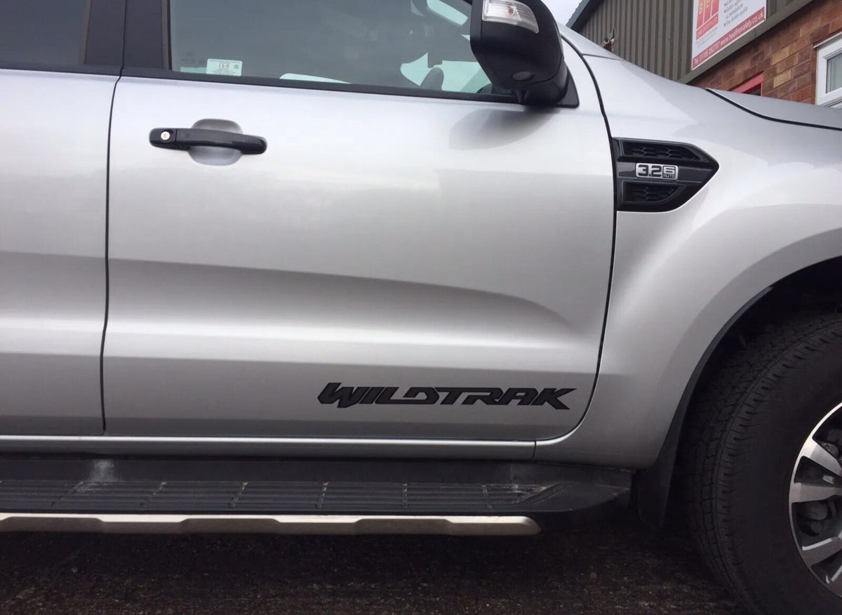 FORD RANGER WILDTRAK sides & Rear Stickers Decals. 2 Colour 2019-2021