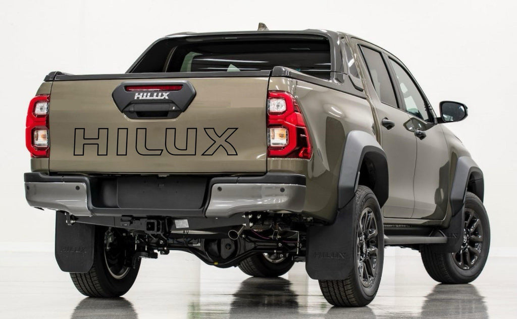 TOYOTA HILUX TAILGATE STICKER 4x4 DECAL PICK UP OFFROAD *Any Colour