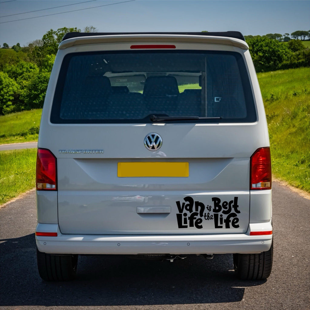VW VAN LIFE is the BEST LIFE. CAMPER VAN GRAPHICS STICKERS DECALS *Any Colour