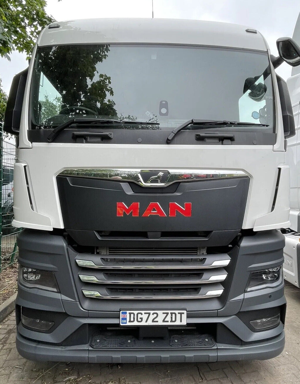MAN  Cab Front Badge sticker decal. New Gen 2021-26 truck. *Any Colour.