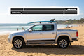 to fit VW AMAROK side Stripes. DECALS STICKERS STRIPES *Any Colour