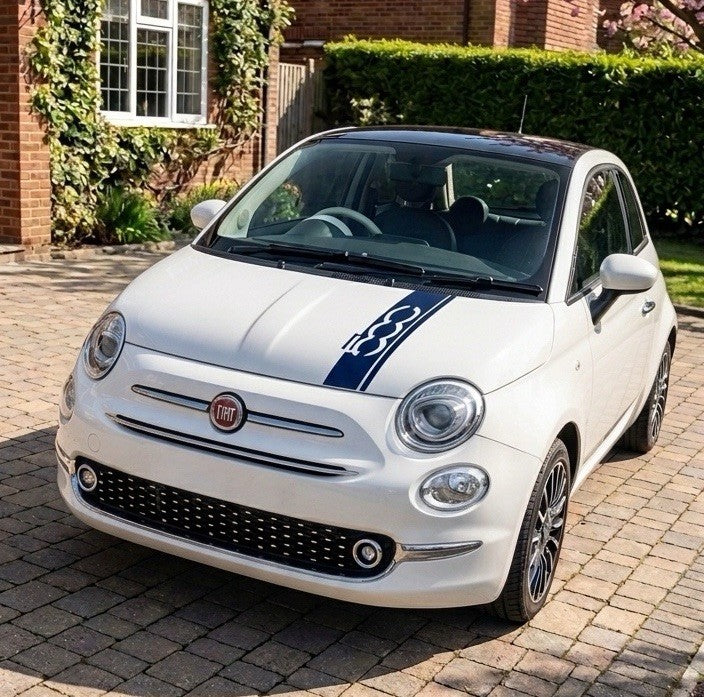 FIAT 500 CAR  BONNET STICKERS DECALS GRAPHICS
