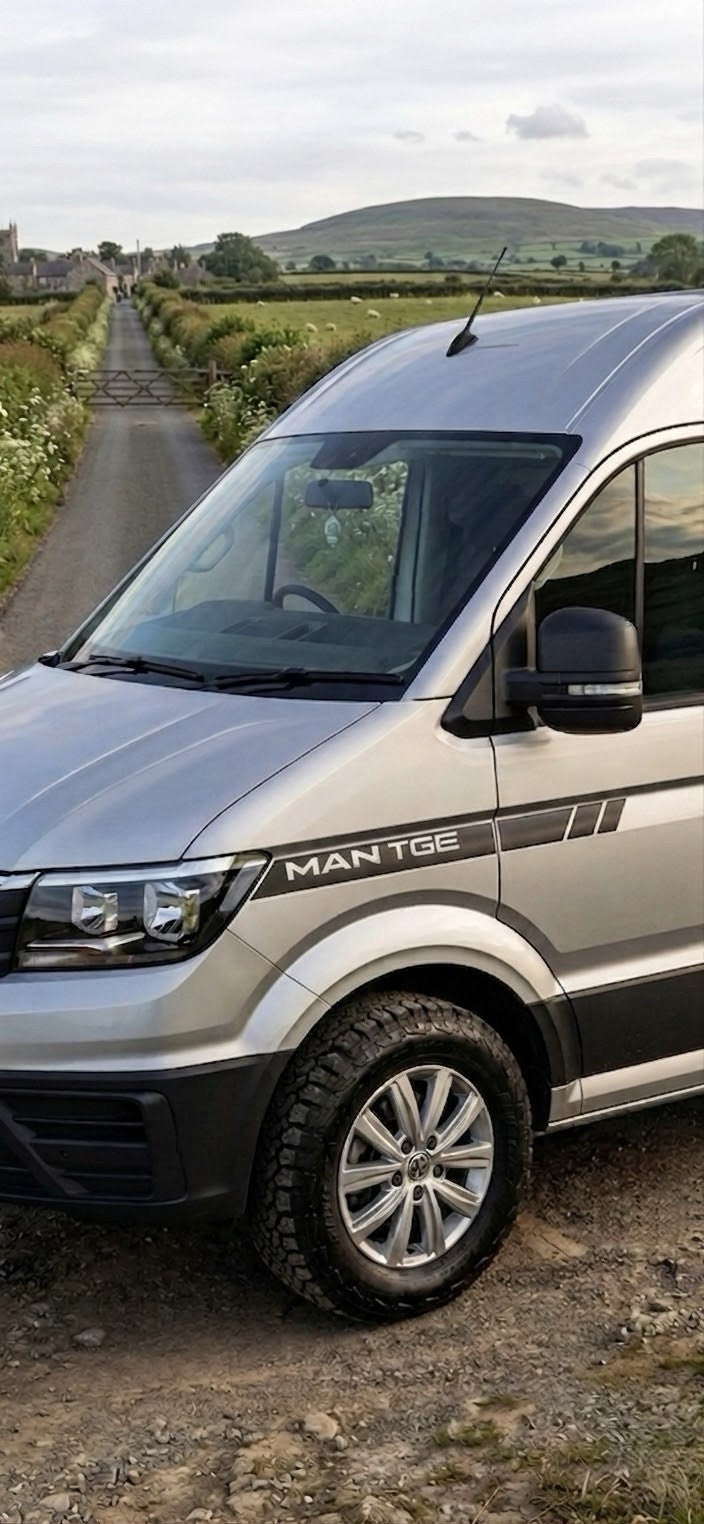 MAN TGE Wing Vinyl Decal Kit - ALL MAN TGE Models -  Stickers Camper van vinyl
