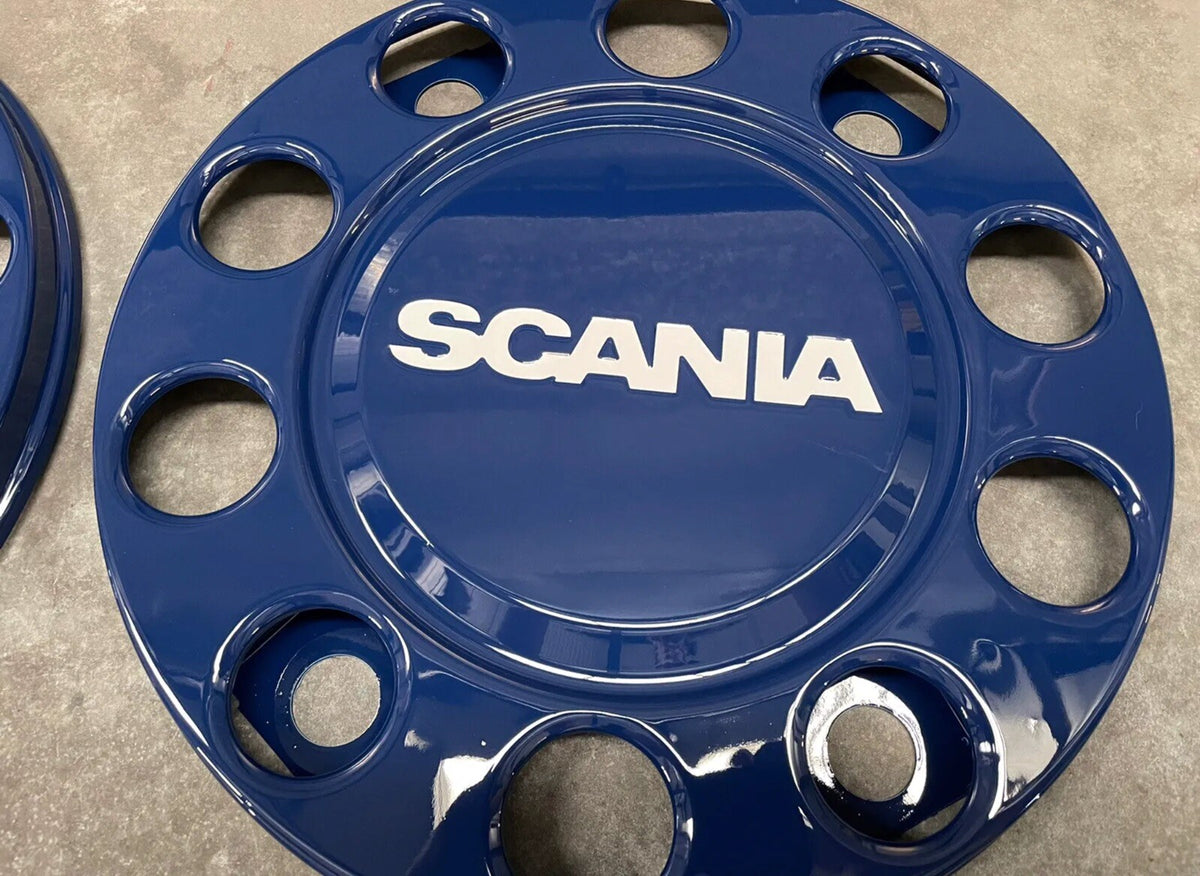 SCANIA wheel trim stickers x 4 *ANY COLOUR