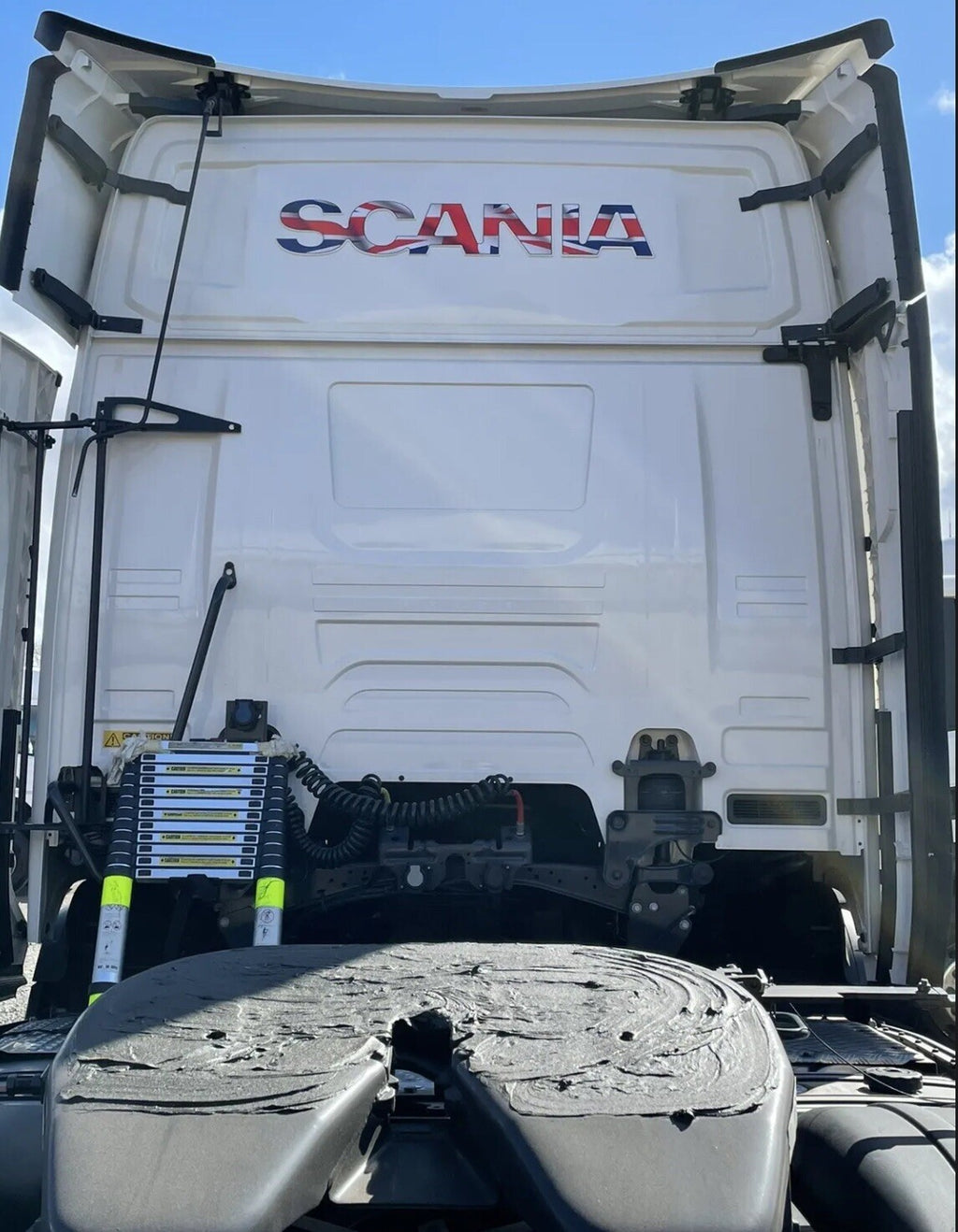 SCANIA Rear Cab UNION JACK sticker decal for New generation cab 2017-26