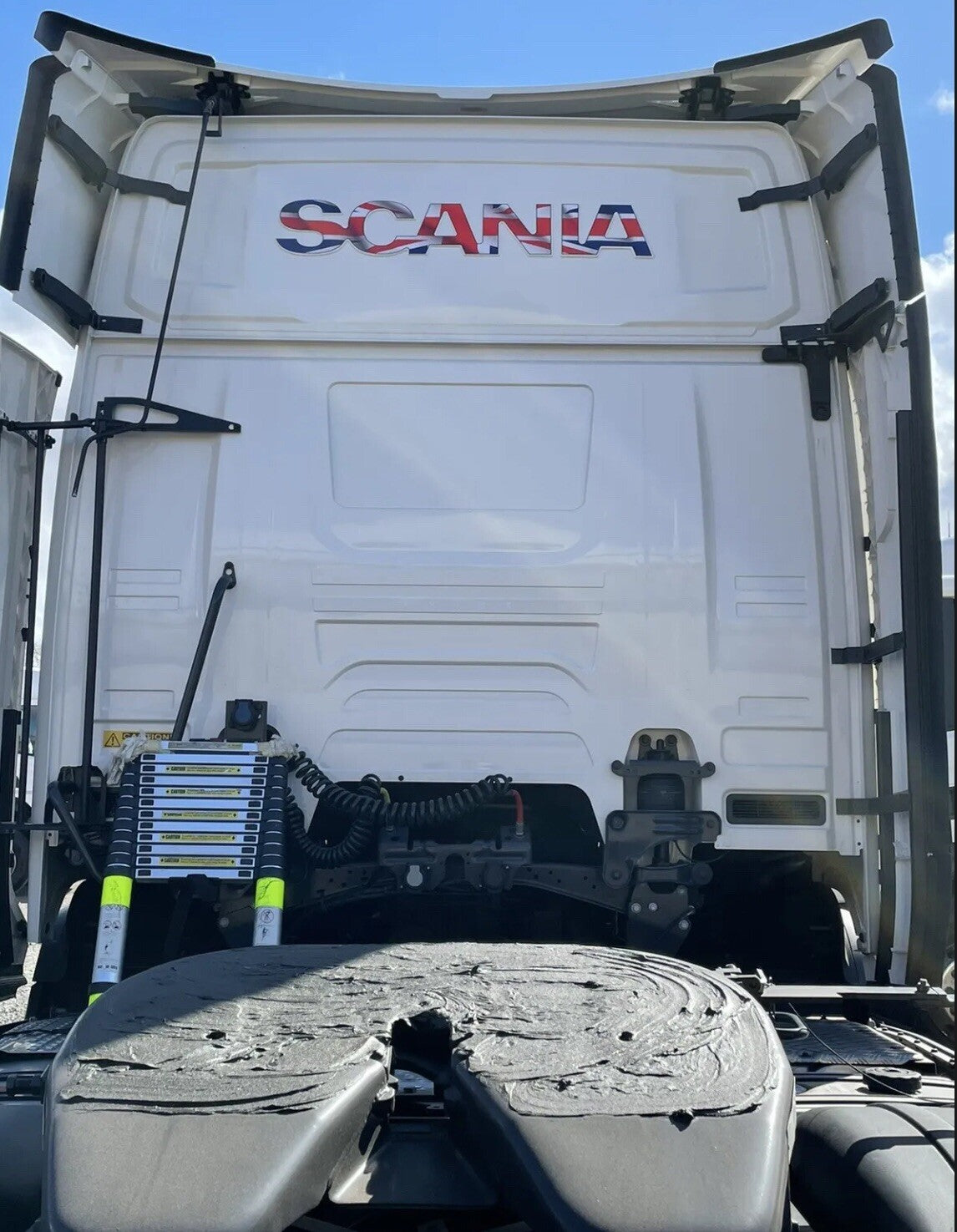 SCANIA Rear Cab UNION JACK sticker decal for New generation cab 2017-26