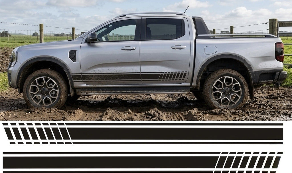 FORD RANGER Side Stripes Decals Stickers Graphics *Any Colour