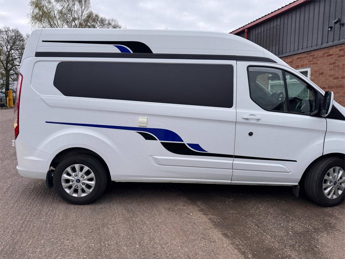 MOTORHOME GRAPHICS STICKERS STRIPES CAMPER VAN MOTORHOME *ANY VAN *Any Colour