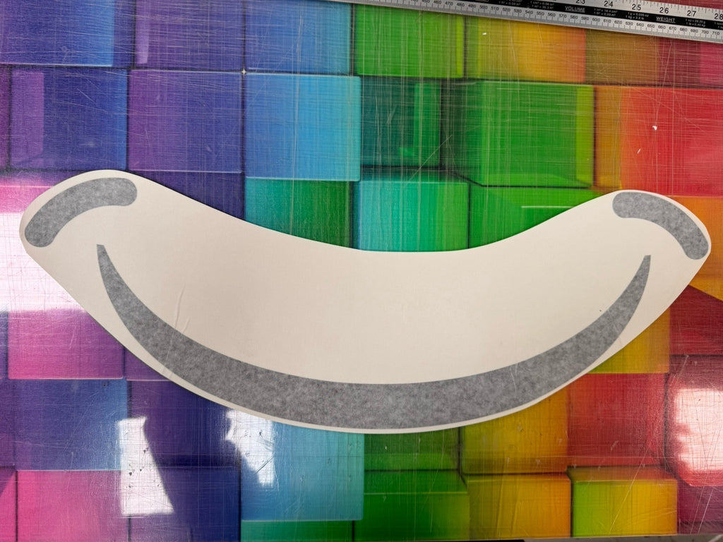 fits VW iD BUZZ. SMILE decal Vinyl Sticker. *Any Colour