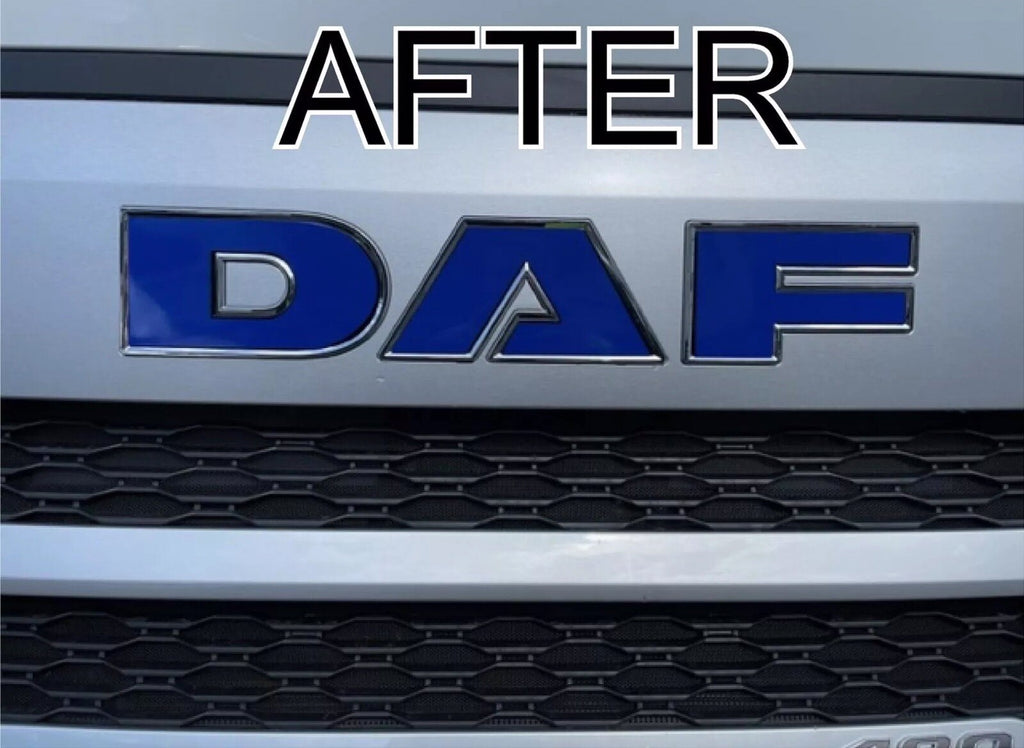 DAF XF / XG Front Cab sticker decal For New Gen 2022-25 truck *Any Colour.