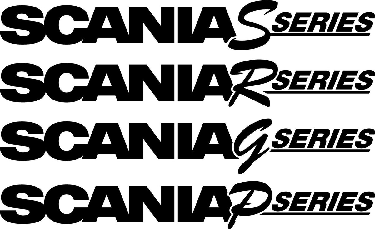 SCANIA S,R,G,P Series Cab sticker decal For New generation 2017-26. *Any Colour