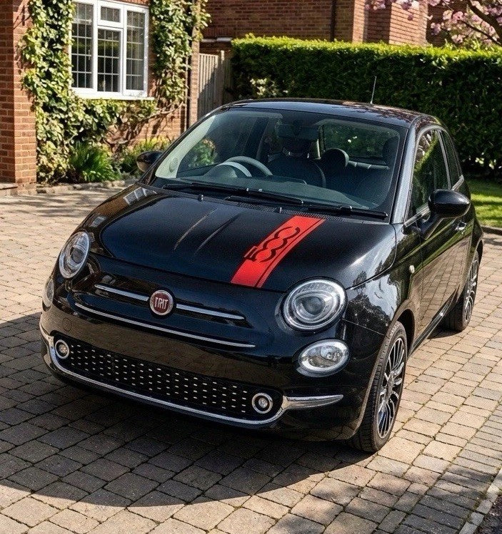 FIAT 500 CAR  BONNET STICKERS DECALS GRAPHICS