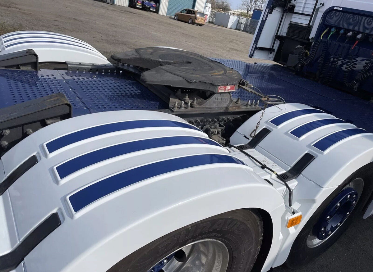 VOLVO FH Wing Top Stickers, Mud Guard, Decals STRIPES. *Any Colour