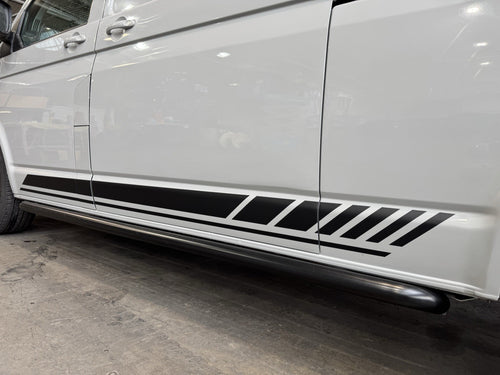 Camper Sides Stripes Decal Stickers Graphics Vinyl Fit VW Transporter T5 T6 T6.1
