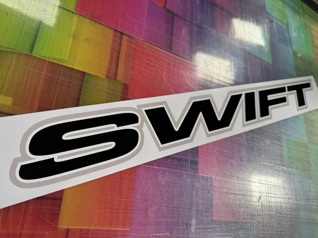 Swift Caravan sticker Decal  74mm x 700mm. Camper Motorhome Sticker Vinyl