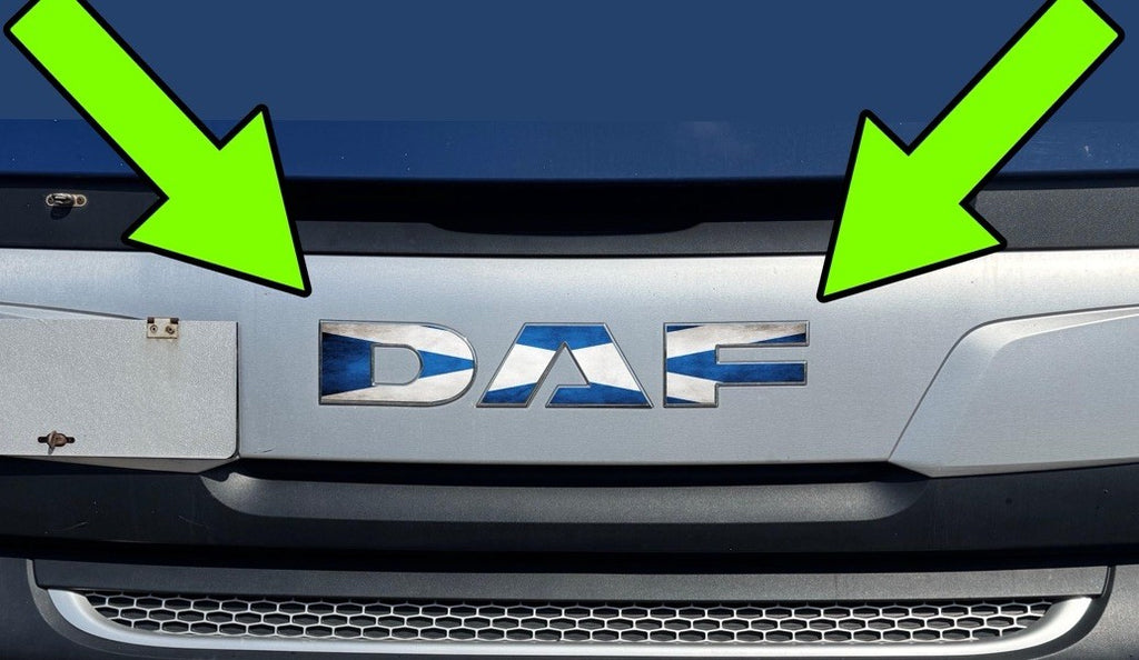 DAF CF  106 SCOTLAND FLAG Front Cab sticker decal For 2018-23 truck