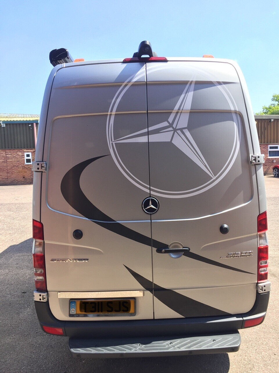 MERCEDES SPRINTER LWB CAMPER VAN STICKERS GRAPHICS STRIPES MOTORHOME