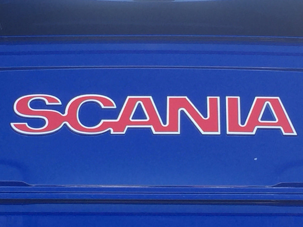 SCANIA Rear Cab sticker decal For New generation 2017-26 truck. Any 2 Colours