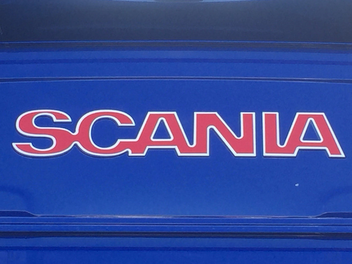 SCANIA Rear Cab sticker decal For New generation 2017-26 truck. Any 2 Colours