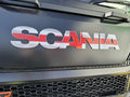 SCANIA  P&G Cab Front Badge sticker. New Gen 2017-25 truck. ENGLAND Flag